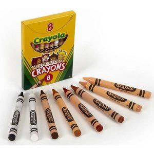 Crayola 8 pack multicultural crayons 2 FOR $7.50